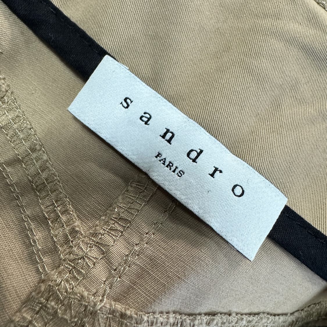 산드로 크롭 배기 코튼 팬츠 상품이미지2