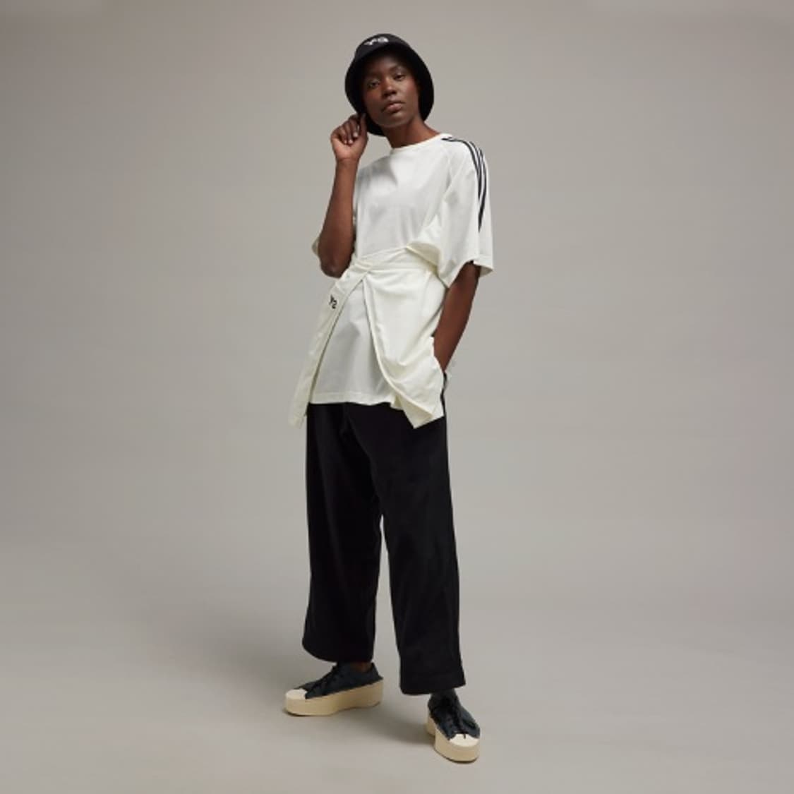 Sailor closure shirt off white 상품이미지4