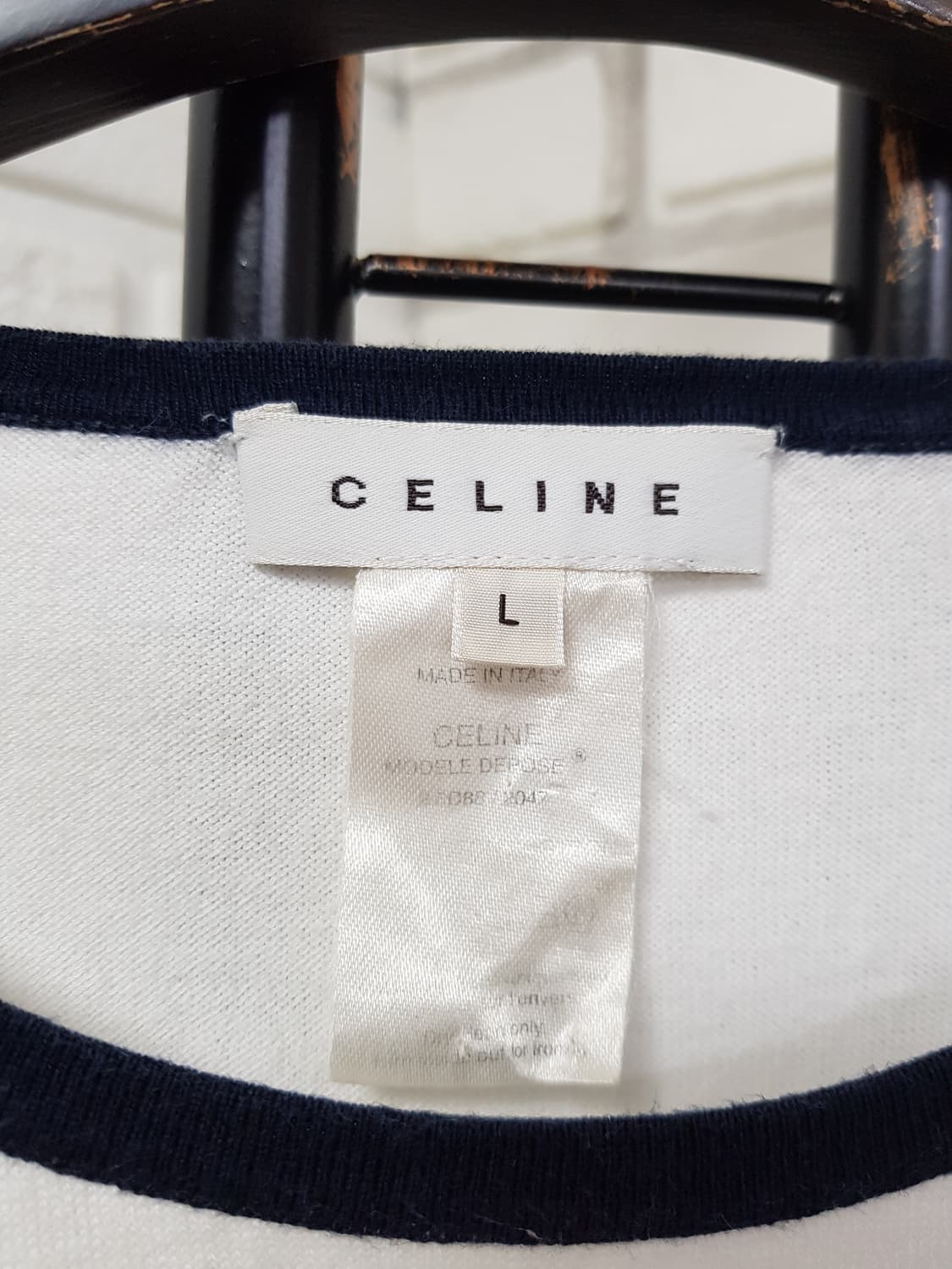 [L/66/정품] 셀린느 마차로고 롱슬리브 상품이미지4