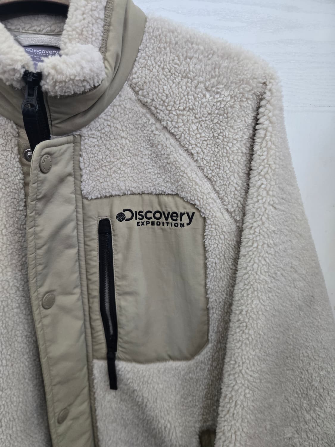 90,S)) Discovery 디스커버리 양털 점퍼! 깔끔한 디자인! 상품이미지3