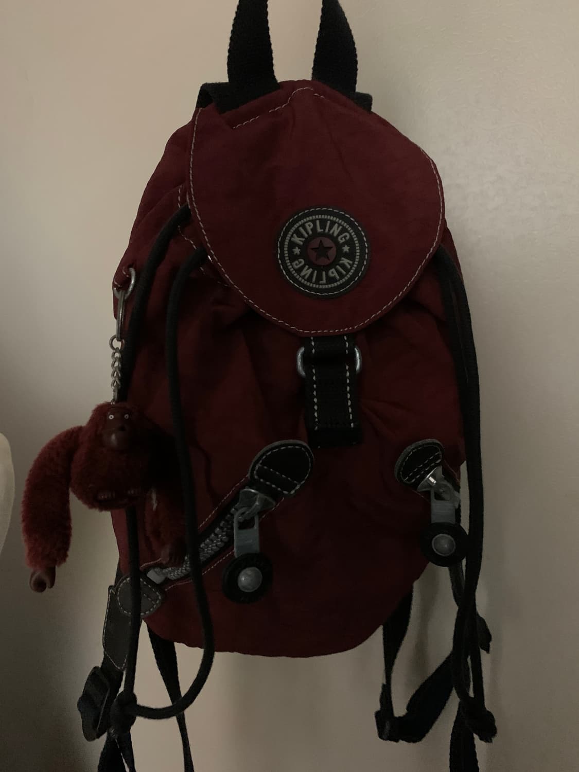키플링 버건디 백팩 상품이미지7
