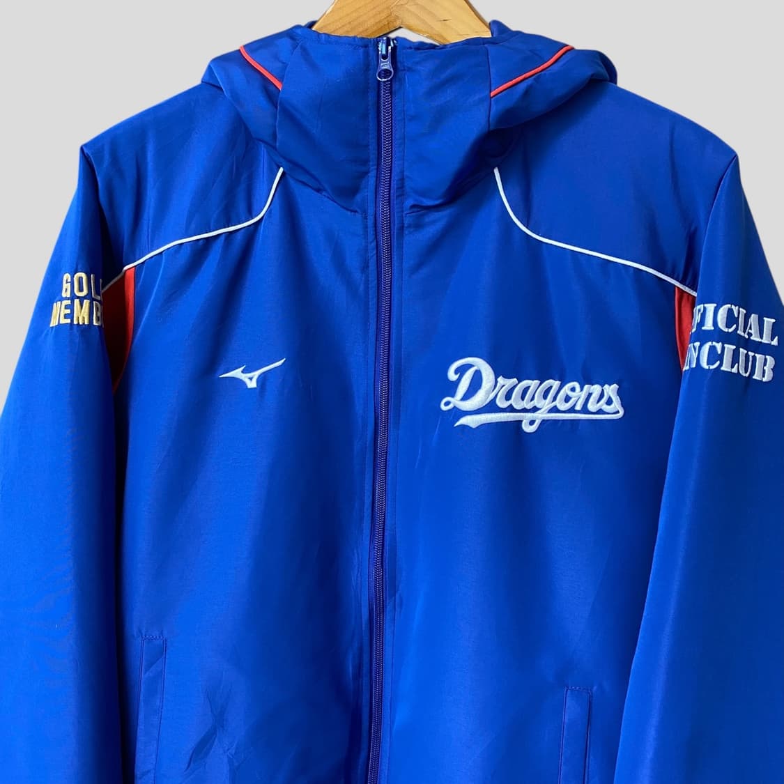 (M)미즈노 주니치 드래곤즈 후드 자켓 상품이미지2