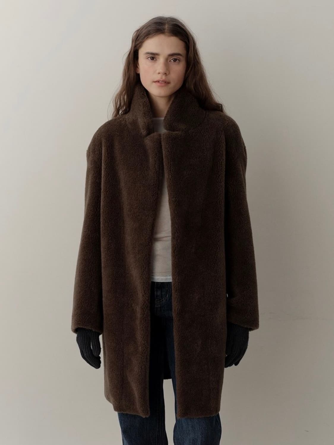 BLANK03 WOOL SHEARING COAT 상품이미지1