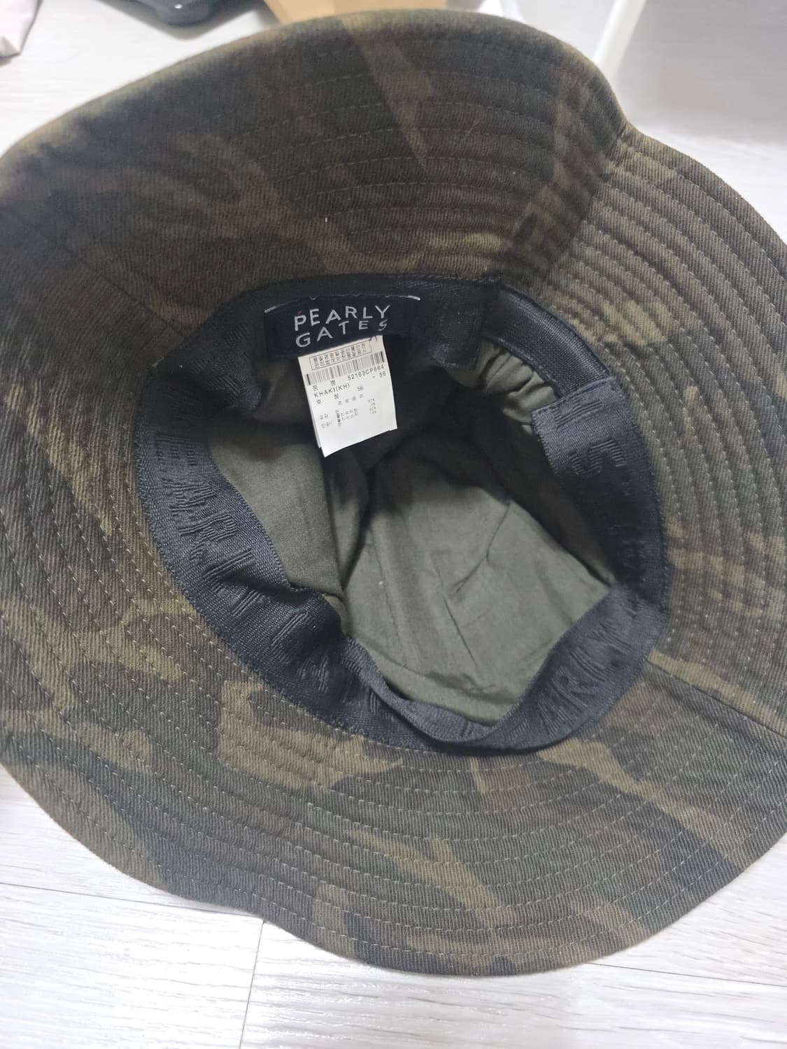 파리게이츠 카모 버킷햇 카키 56 상품이미지3