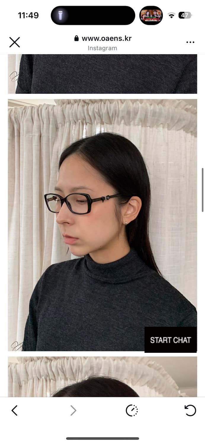 샤넬 빈티지 안경 상품이미지10