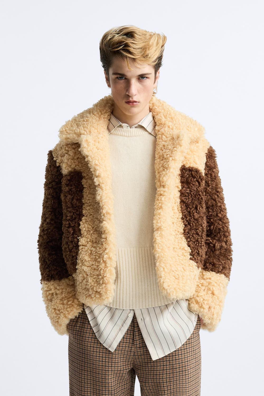 자라 페이크 퍼자켓 상품이미지4