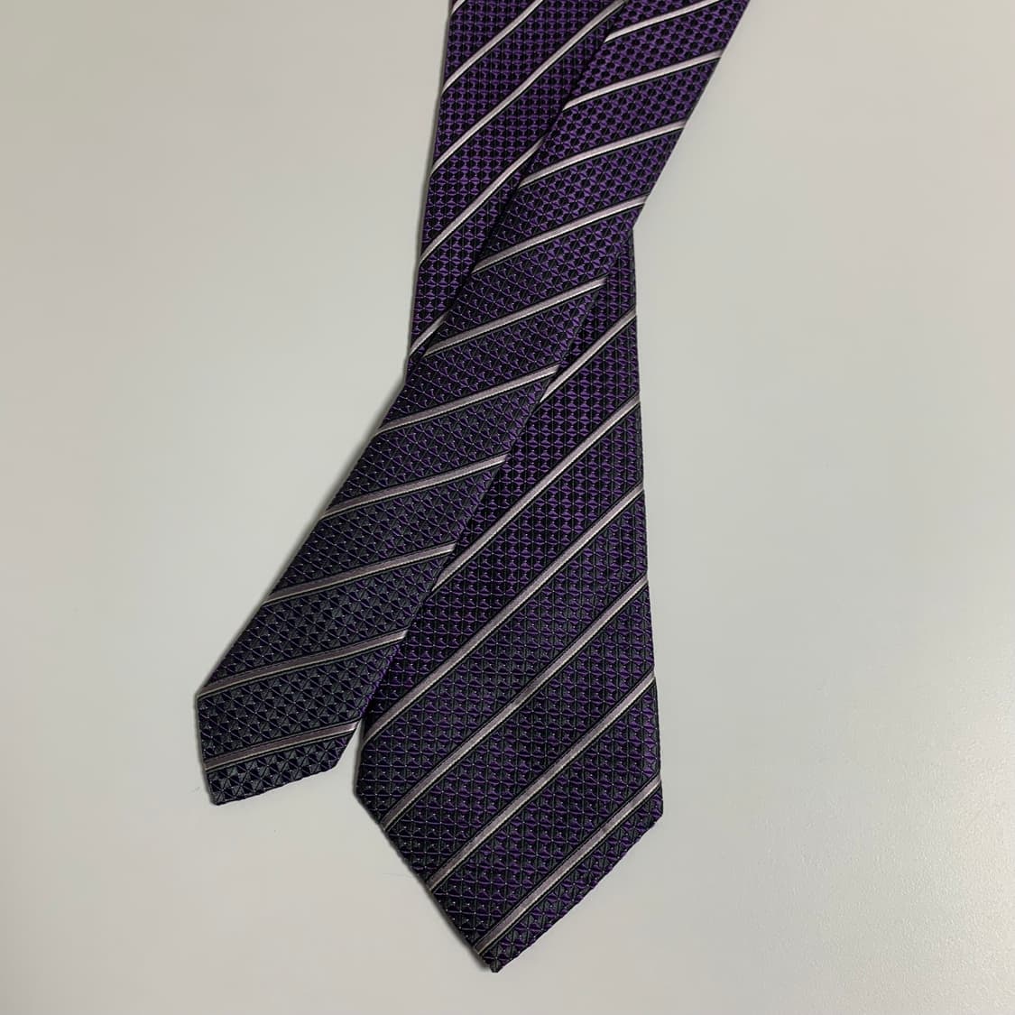 에르메네질도 제냐 이태리 신형라벨 명품넥타이 A+등급 최상급 스트라이프 상품이미지3