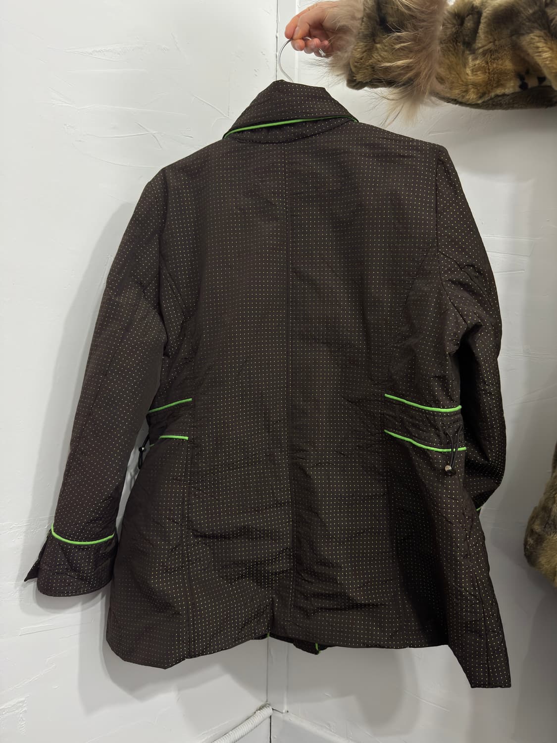 dot brown design jacket 상품이미지7