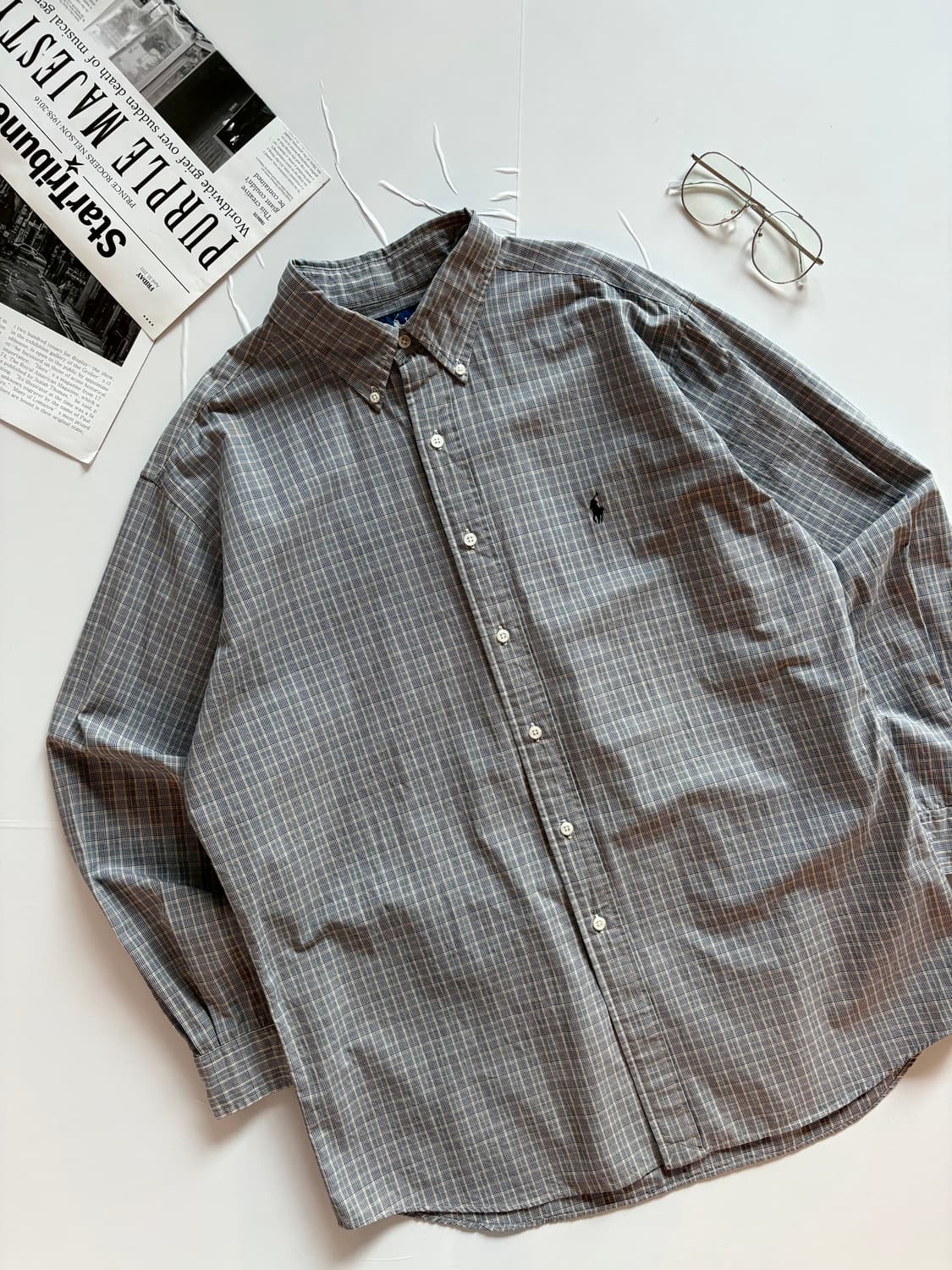 Polo 폴로랄프로렌 90‘s 체크 셔츠 상품이미지1