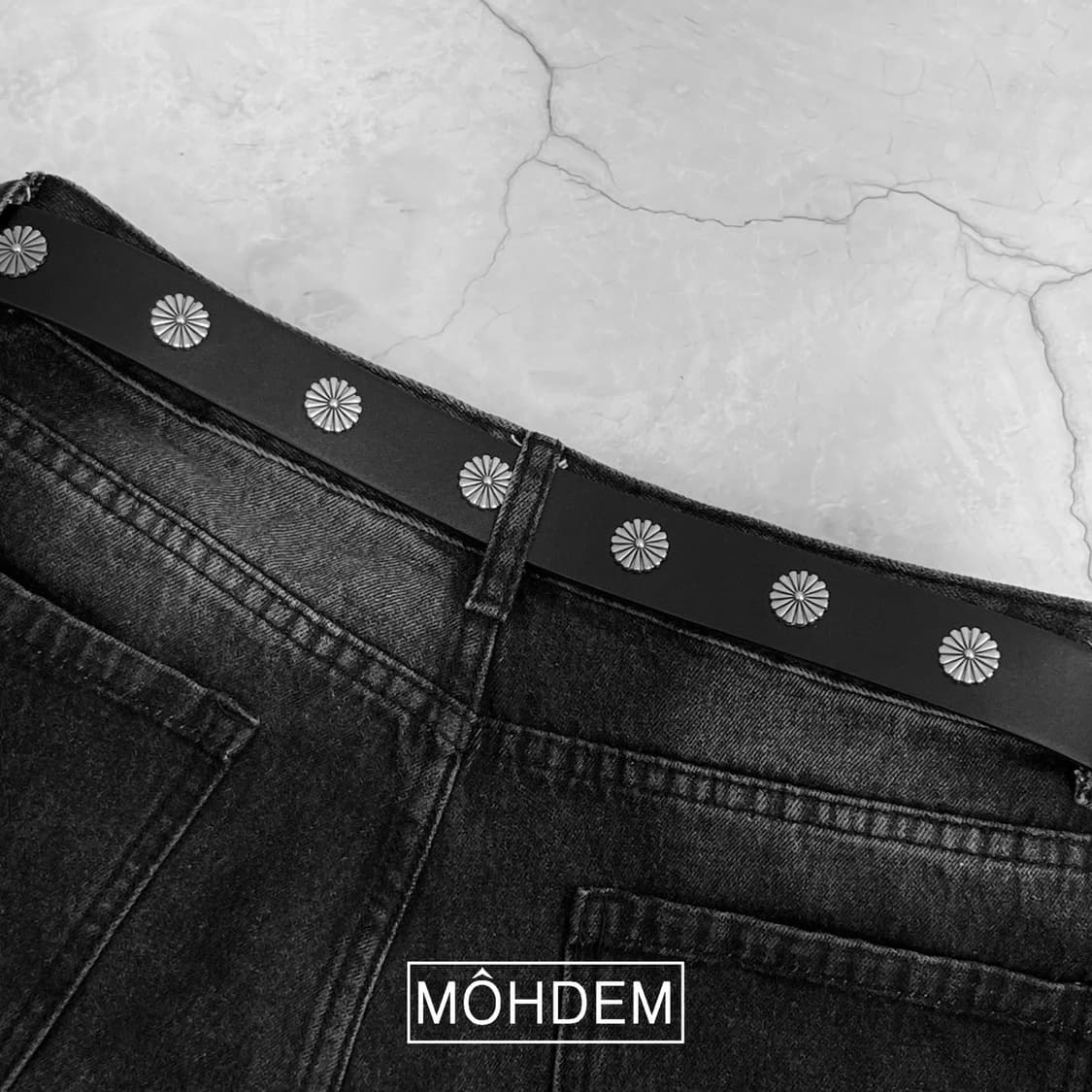 [Unisex] 스터드 찡 가죽벨트 상품이미지4