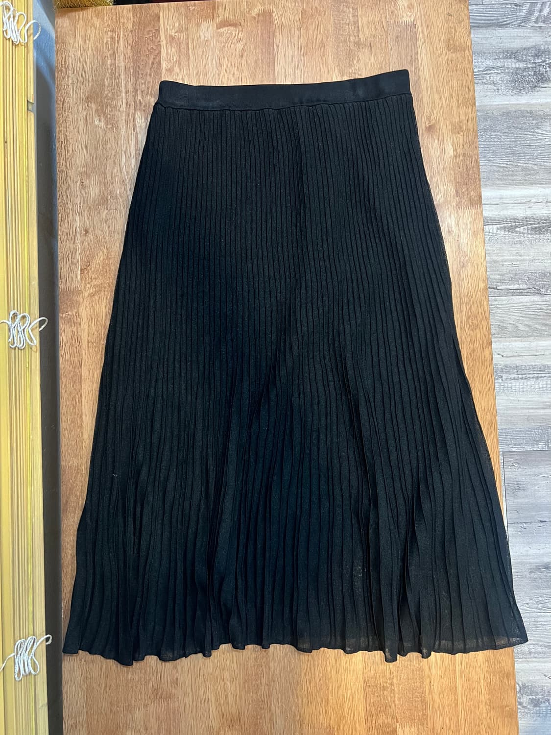데렉램 DEREK LAM 여성 블랙 플리츠스커트 미디스커트 상품이미지3