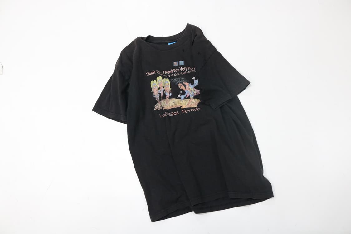 90s 빈티지 퍼시픽 스포츠 라스베가스 엘비스 그래픽 티셔츠 (L) 상품이미지2