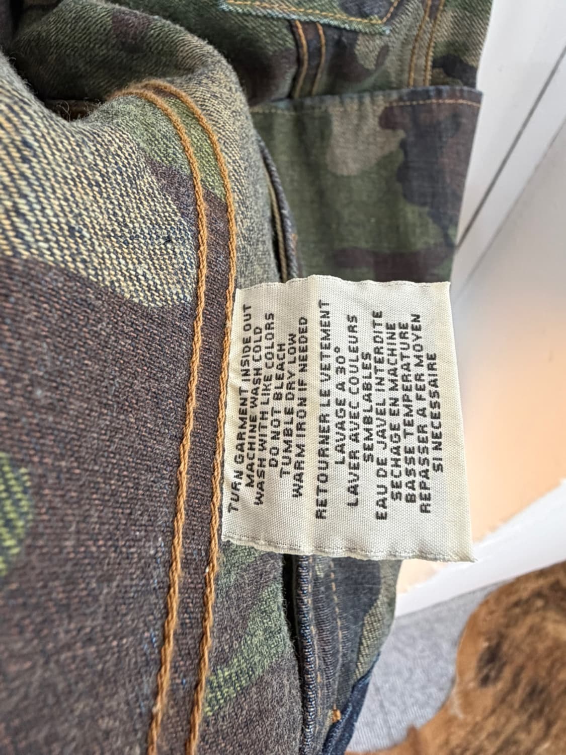 폴로 데님앤서플라이 카모 라이닝 트러커 자켓  상품이미지6