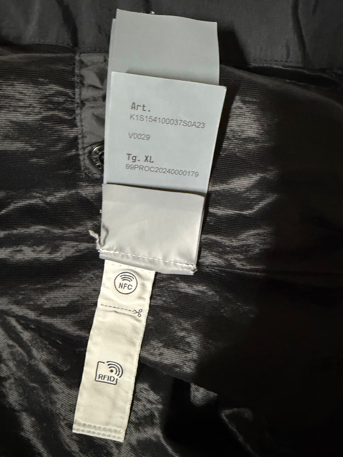 스톤 아일랜드 크링클랩스 R-NY 윈드 레지스턴트 자켓 25ss xl 상품이미지7