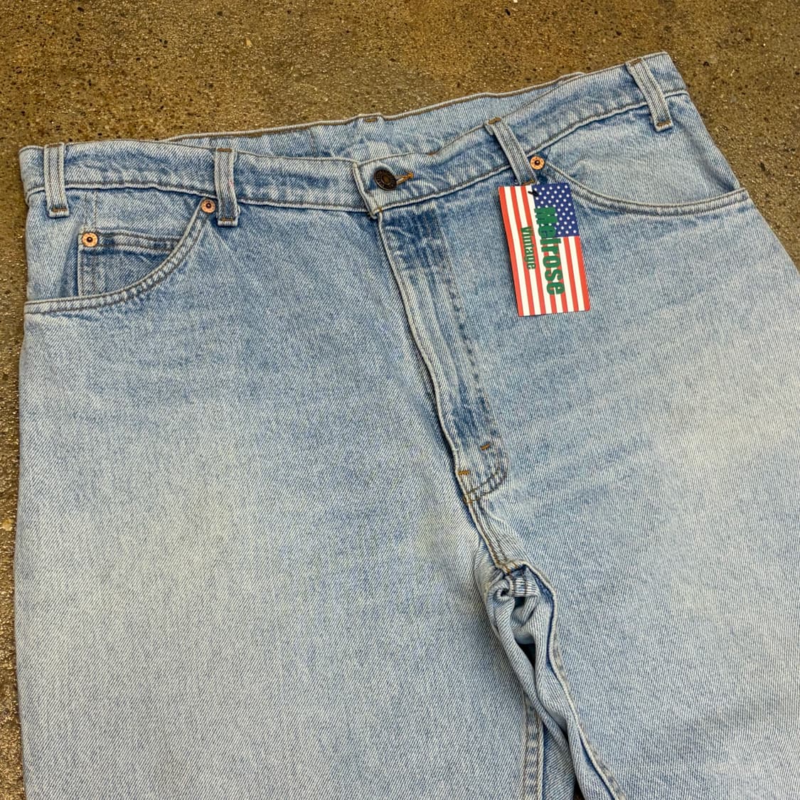90s Made in USA 빈티지 리바이스 560 배기핏 청바지 상품이미지3
