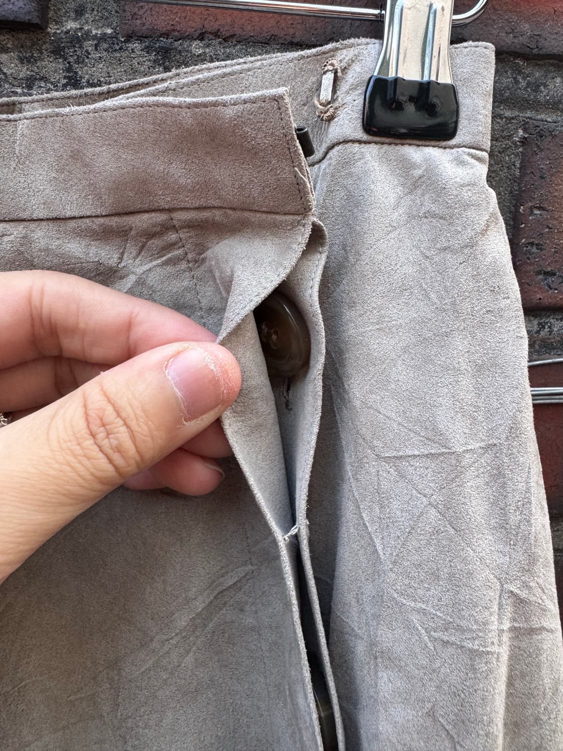 크리스찬 디올 스웨이드 레더 스커트 상품이미지6