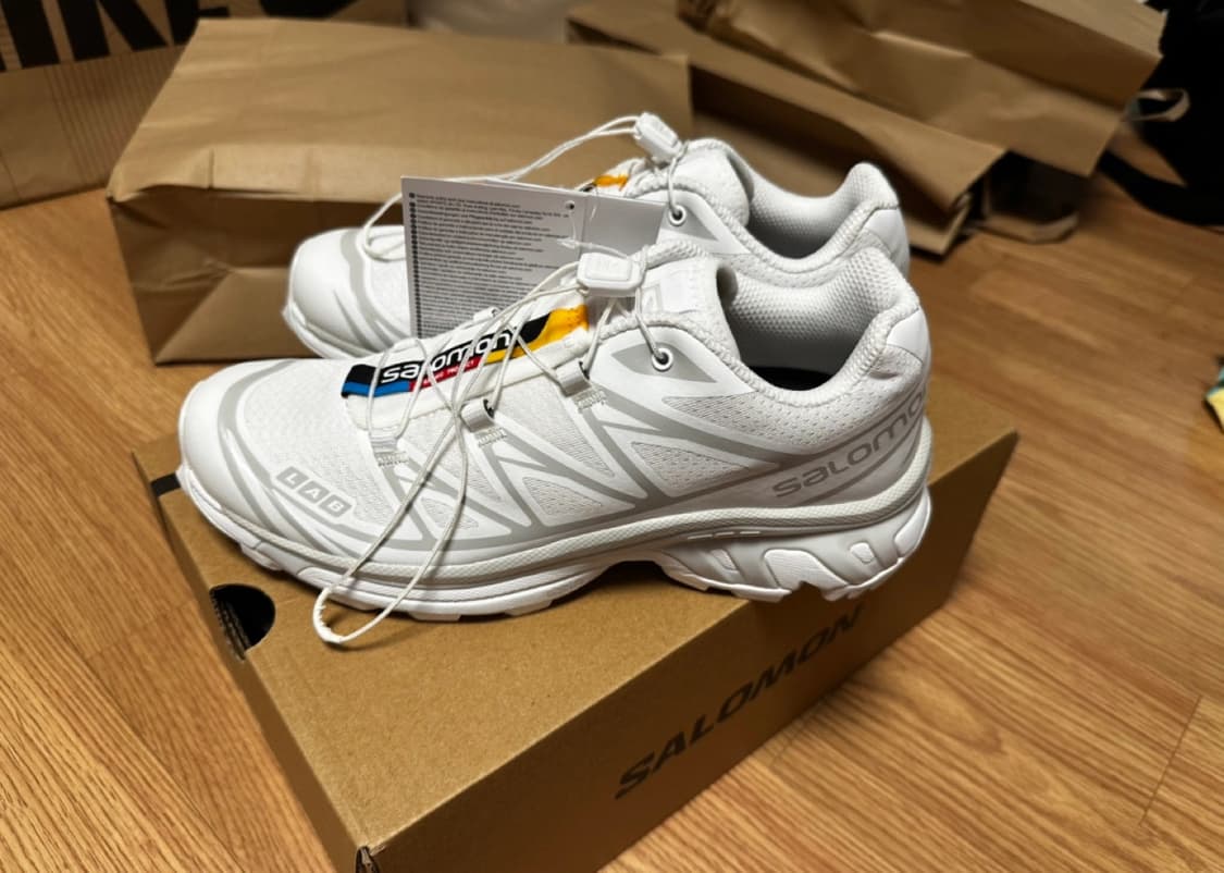 살로몬 XT-6 ADV 화이트 245사이즈 새상품 상품이미지1