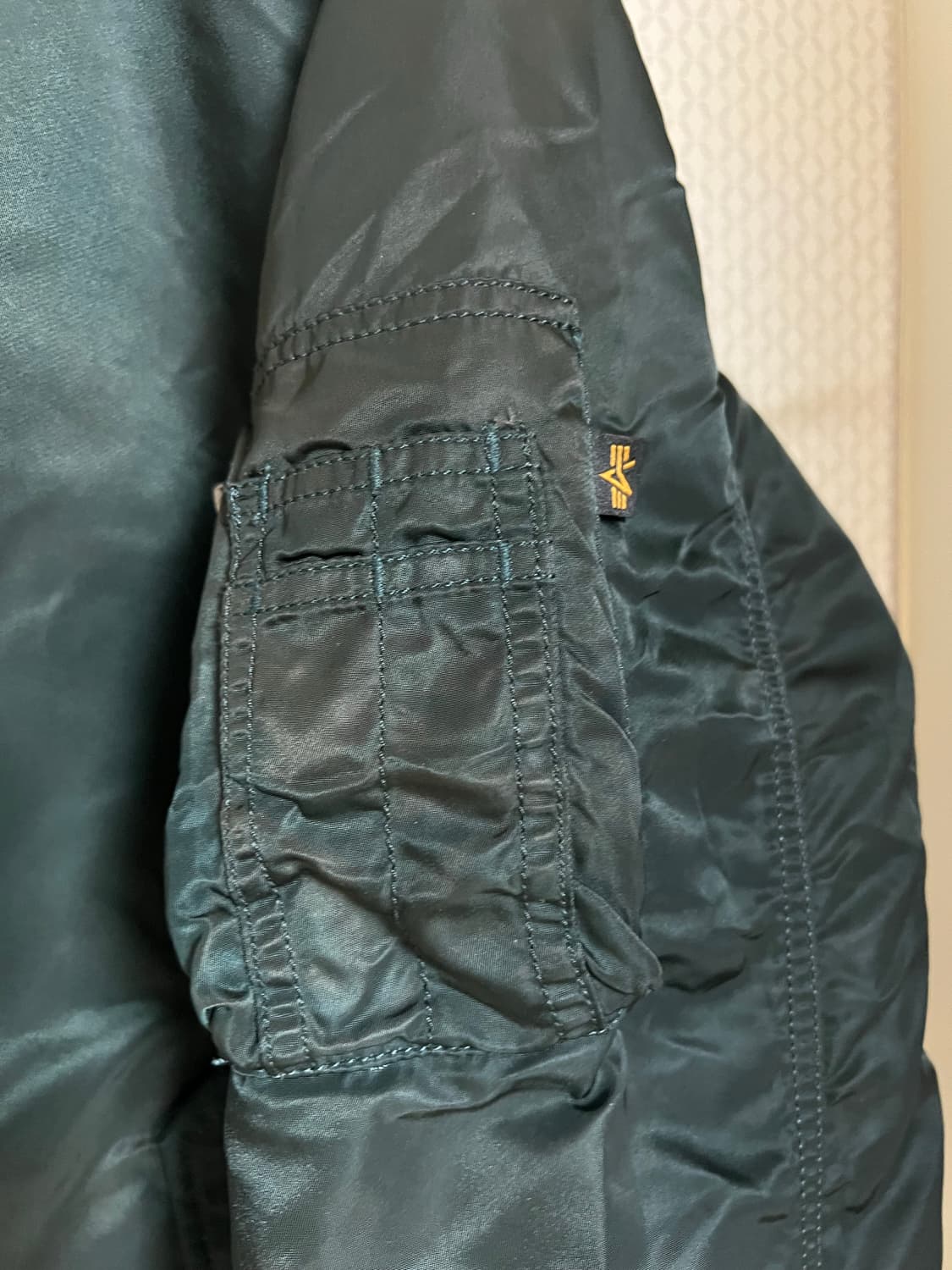 알파인더스트리 그린 올리브 ma-1 자켓 항공점퍼 상품이미지4