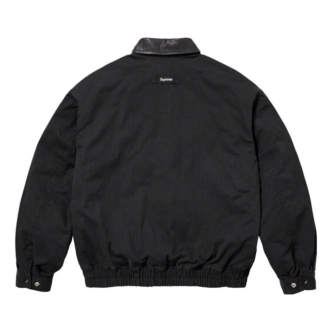 슈프림 레더카라 워크자켓 블랙 S (24fw) 상품이미지2
