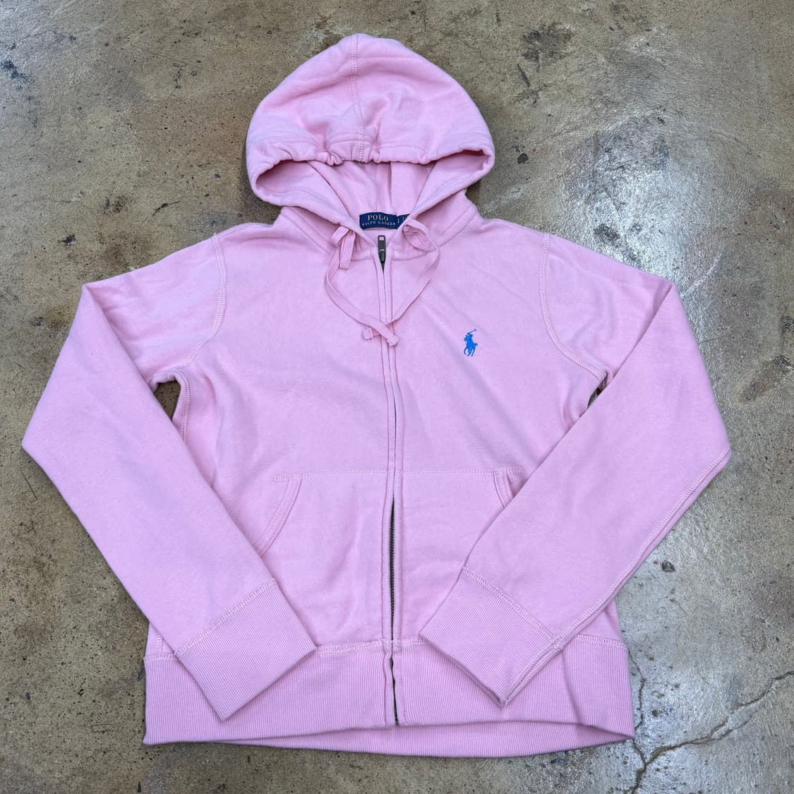 폴로 랄프로렌 딸기우유 핑크 후드집업 상품이미지2