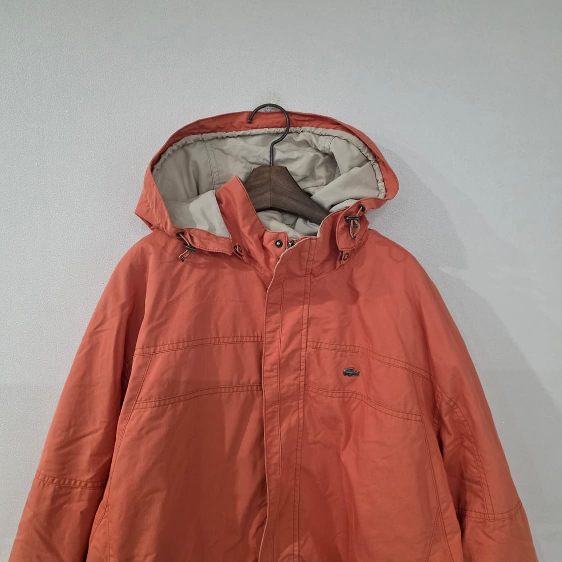 라코스테 오렌지색 후드 자켓 105 상품이미지3