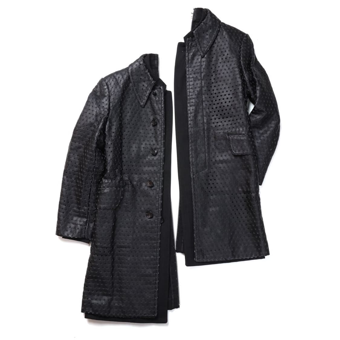 00AW Comme des Garcons Leather  Coat 상품이미지5