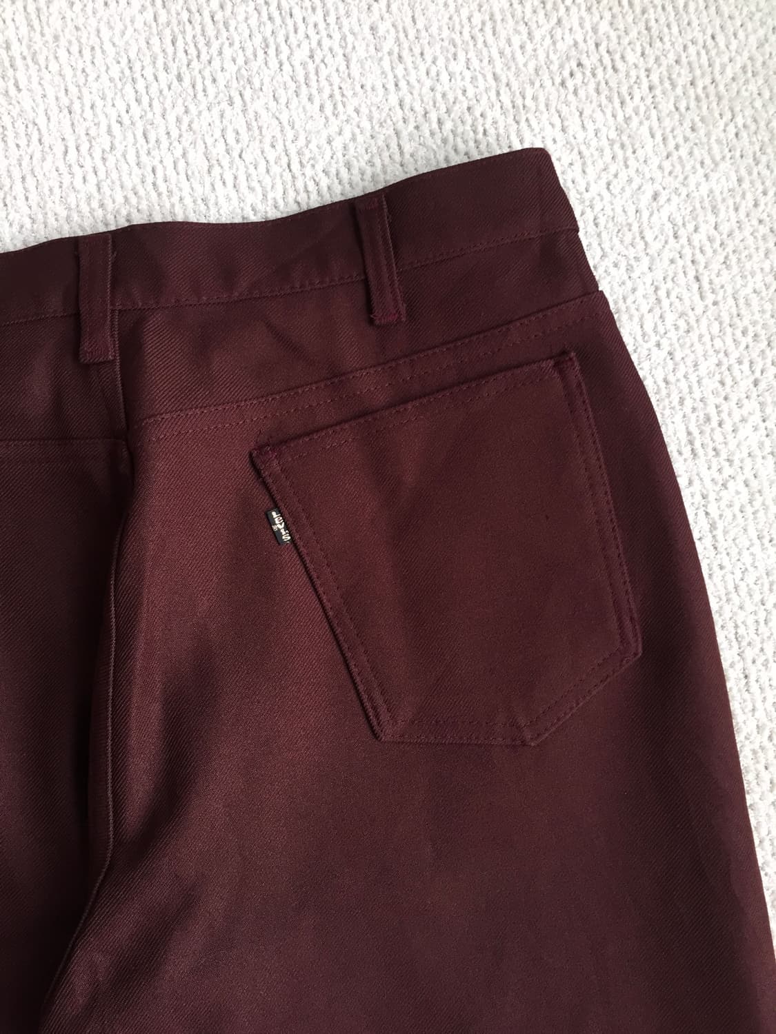 RARE 70-80’s levis 517 버건디 스타프레스트 상품이미지6