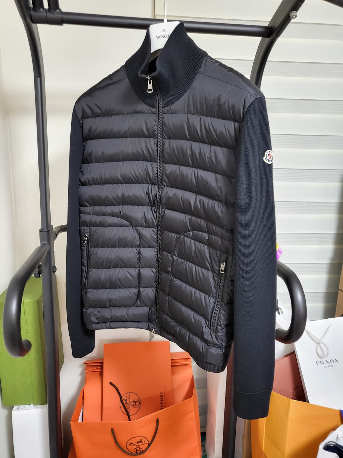 23FW 몽클레어 트리콧 니트패딩 L 상품이미지1