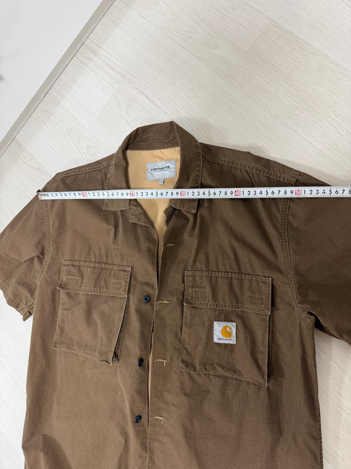 칼하트 WYNTON SHIRT L size 판매합니다 상품이미지7