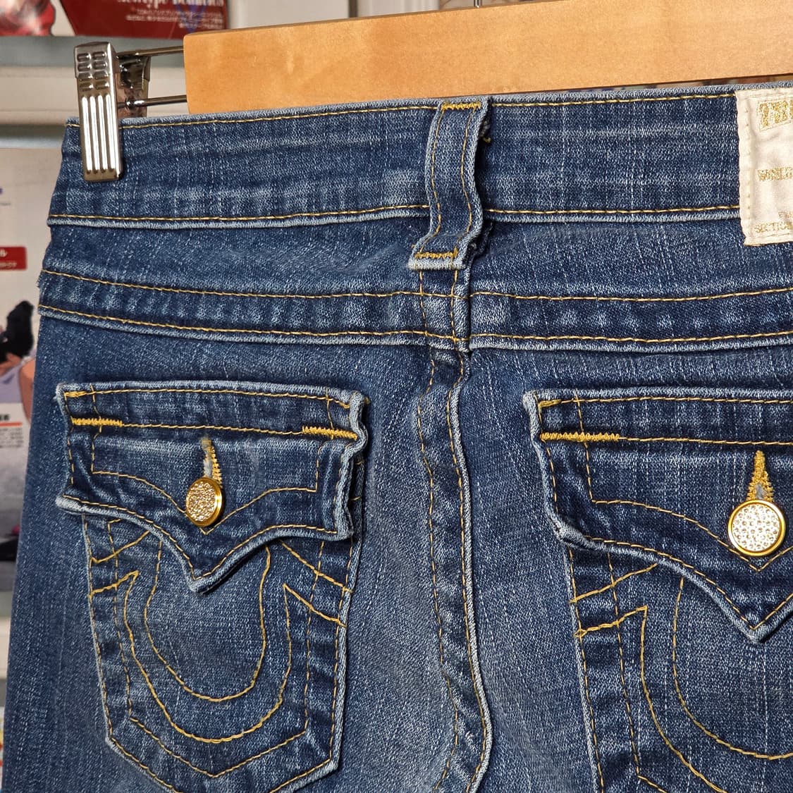 트루릴리전 베키 로우라이즈 데님 팬츠 상품이미지2