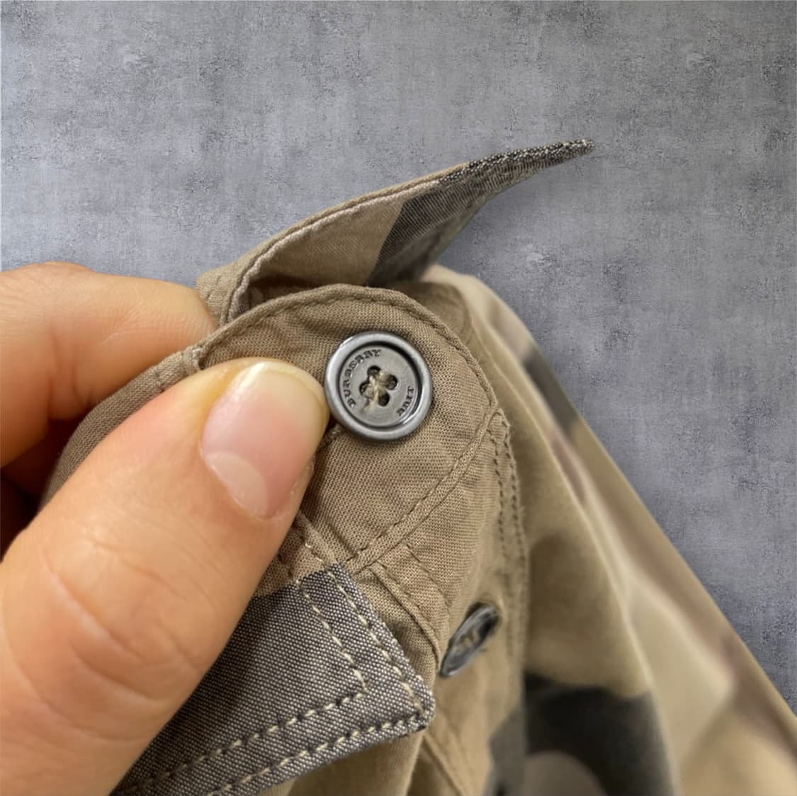 버버리 브릿 하우스체크 7부 하프버튼 셔츠 XS 상품이미지6