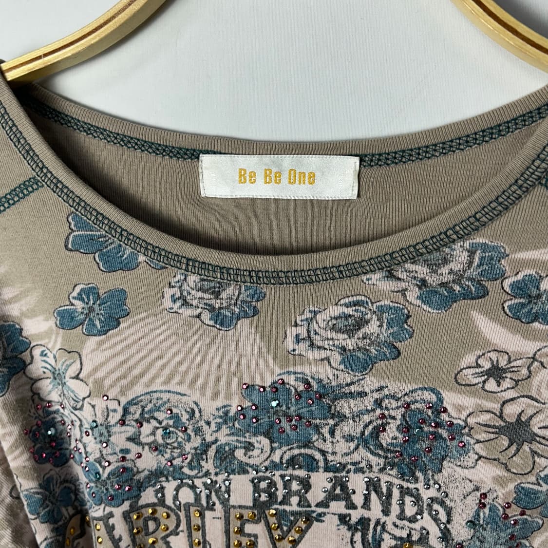 [Be Be One] 재팬 플로럴 오리엔탈 스톤 롱슬리브 상품이미지5