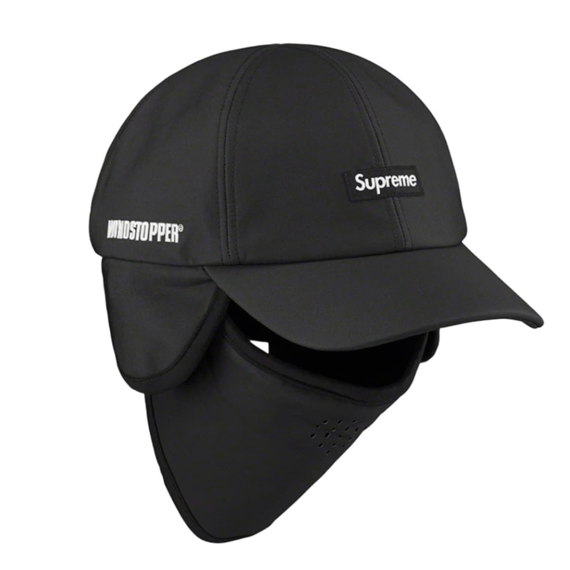 슈프림 22FW 윈드스토퍼 페이스마스크 6-패널 캡 블랙 상품이미지9