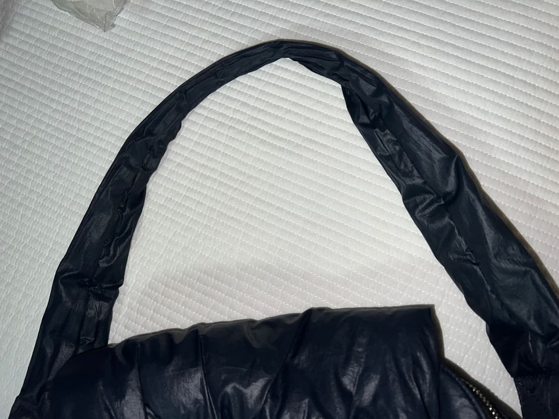 SHIRRING SHOULDER PADDED BAG NAVY 상품이미지10