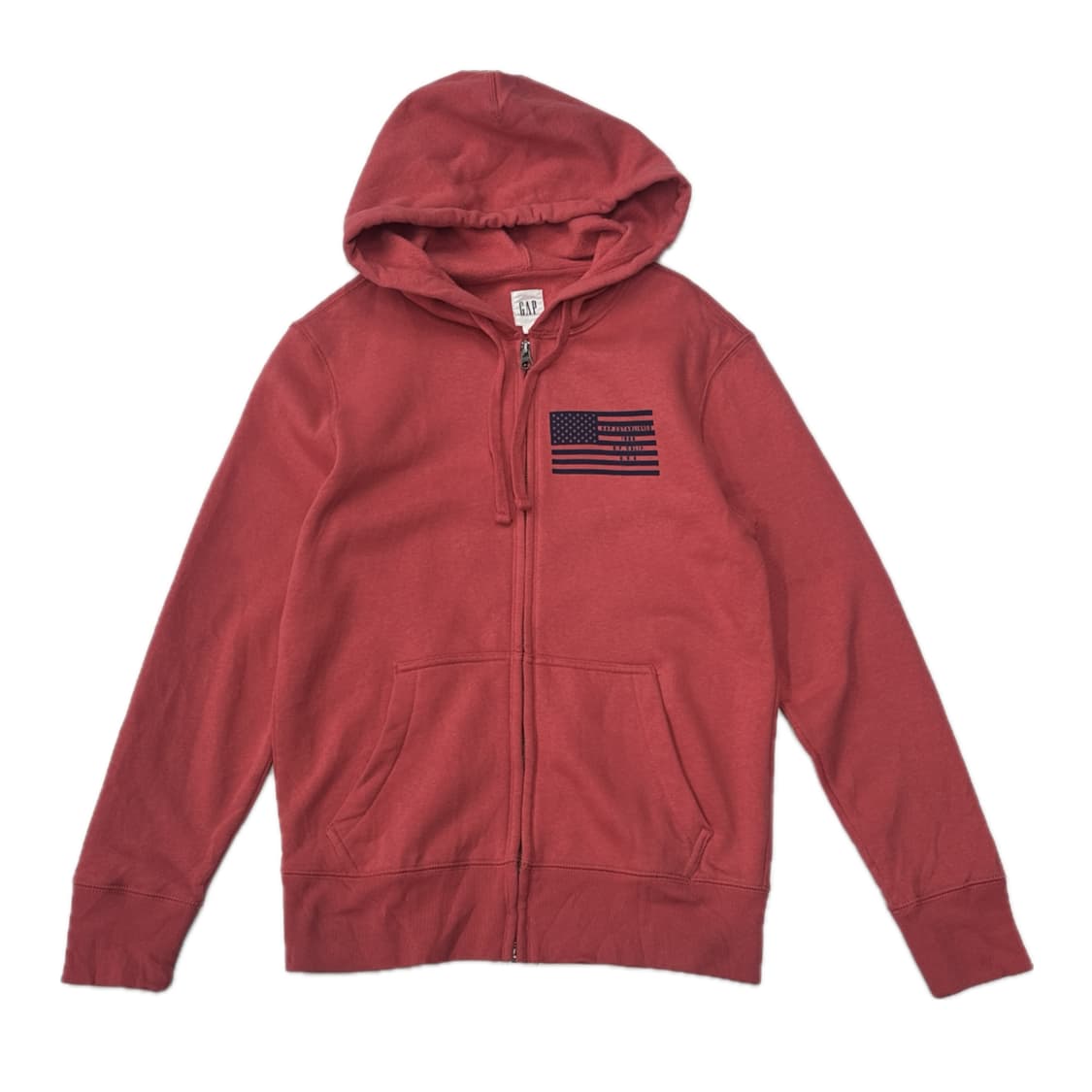 재팬 Gap 레드 기모 U.S.A 후드집업  빈티지 데코라 괴짜  상품이미지2