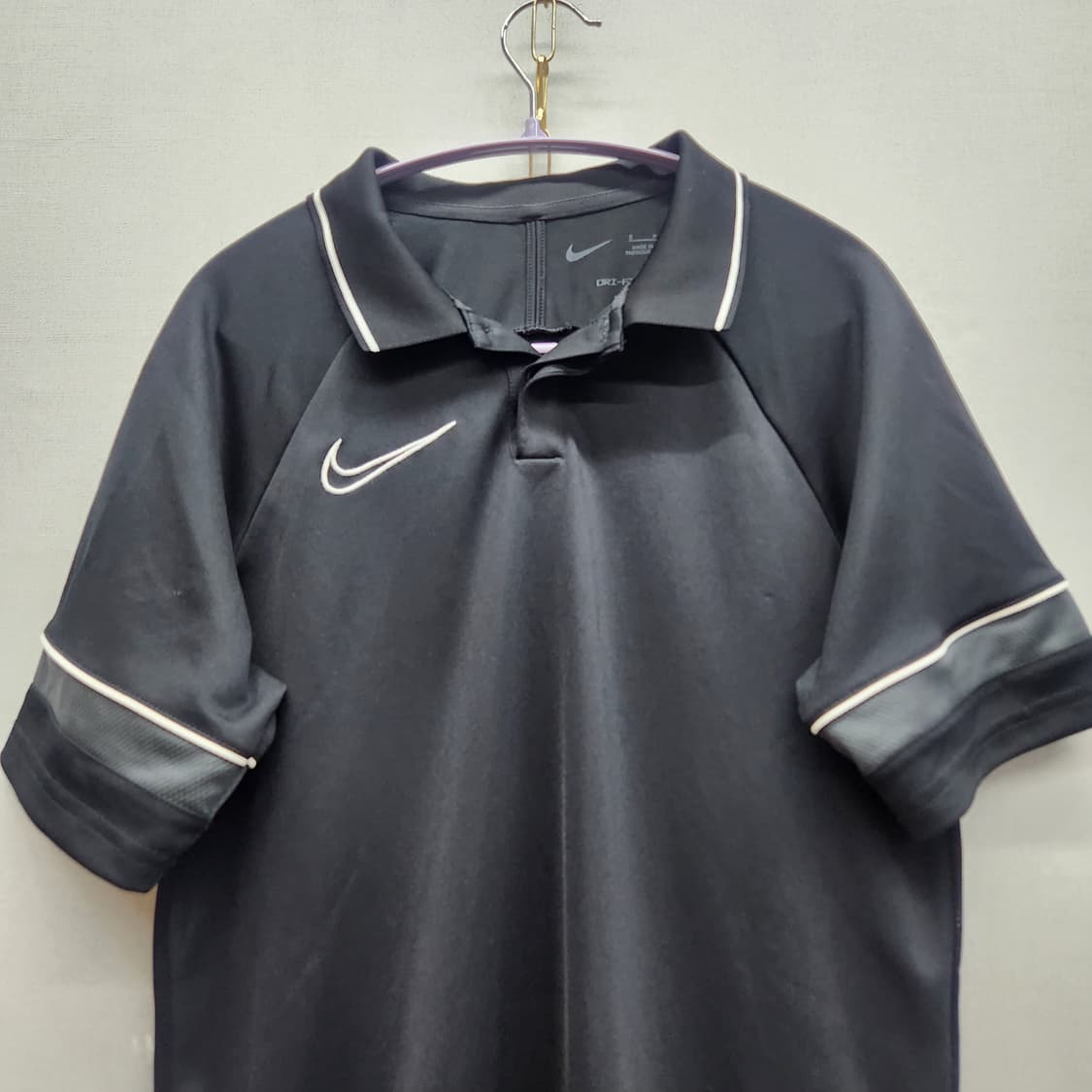 나이키 로고 기능티 반팔카라 S(M) 남여공용 상품이미지2