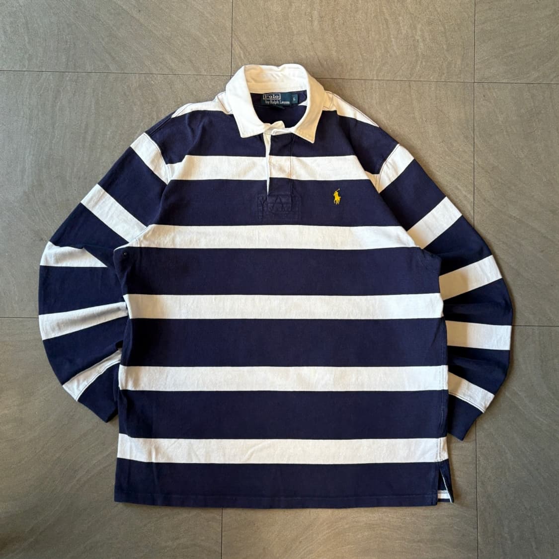 폴로 정품 스트라이프 럭비 pk 티셔츠  상품이미지1