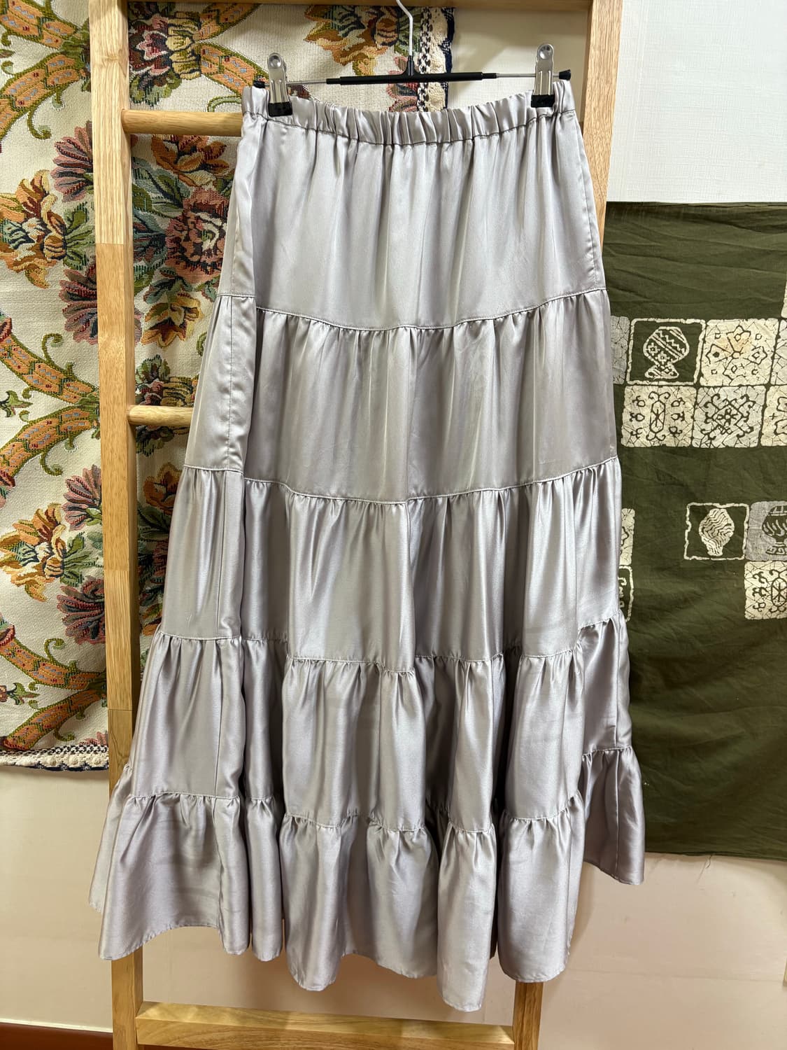 merry jenny 모리 페어리 은빛 롱 스커트 상품이미지5