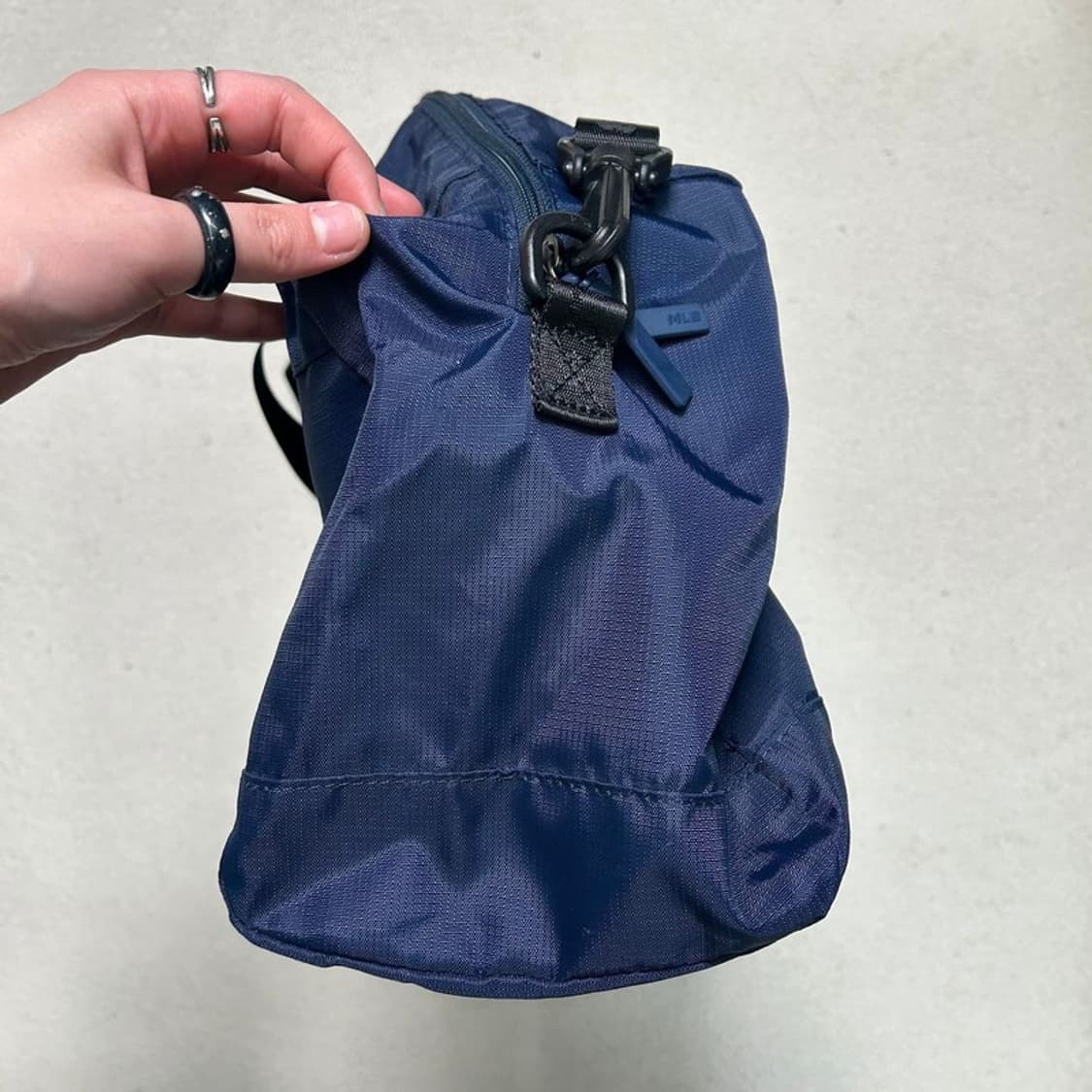 MLB 뉴욕 양키스 나일론 보스턴백 네이비 상품이미지3