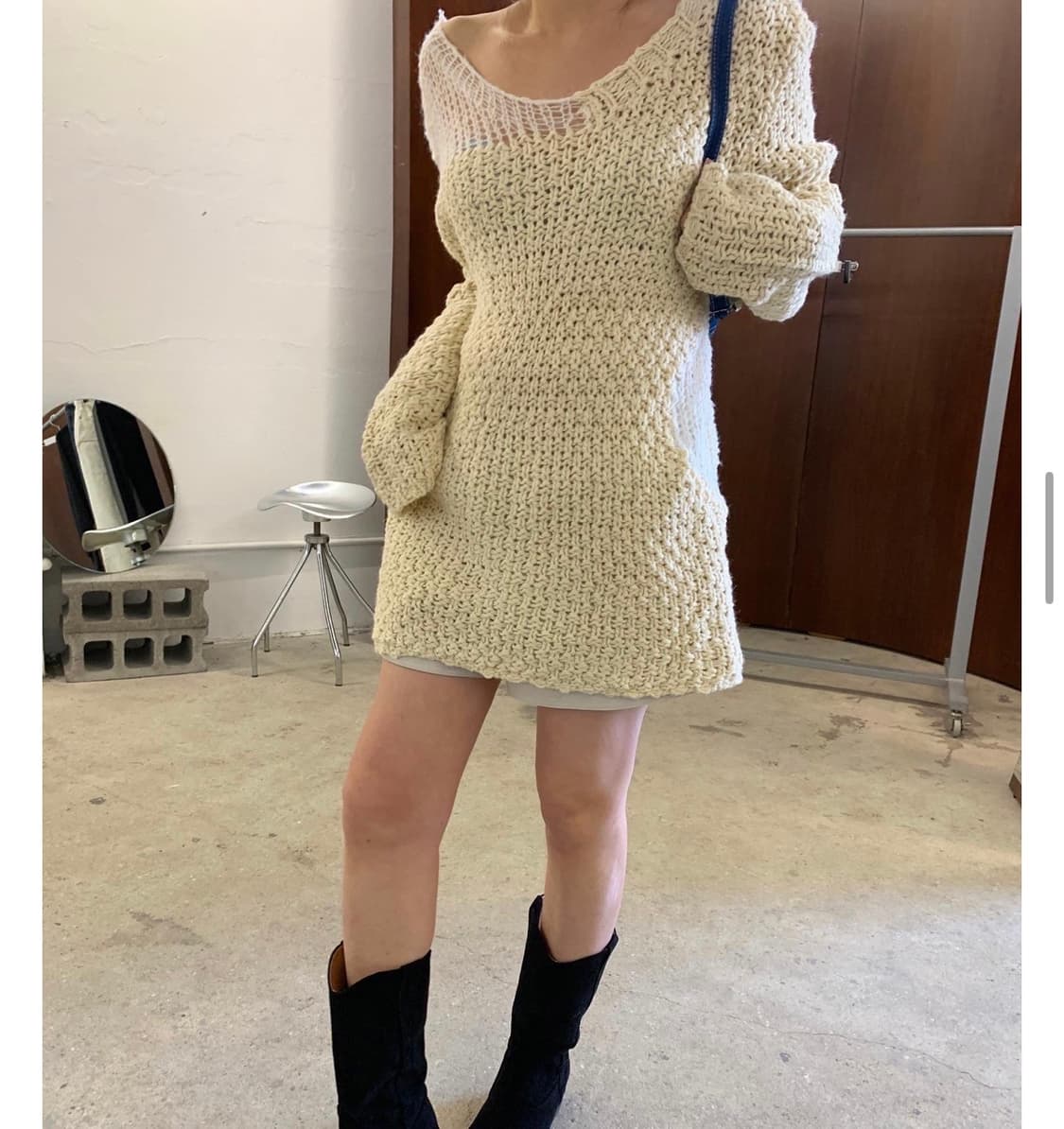 하이원스 니트 원피스 상품이미지2