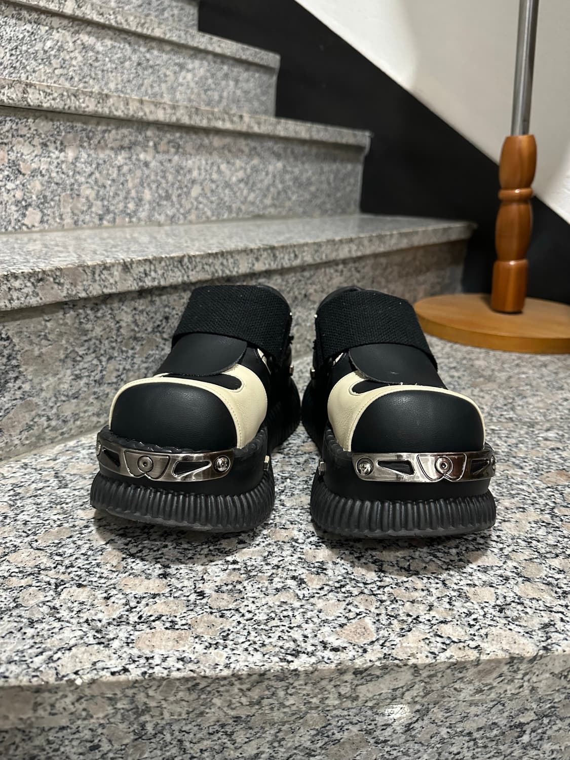 고스 펑크 메탈 통굽 슈즈 플랫폼 y2k 메리제인 JPN 하라주쿠 상품이미지2