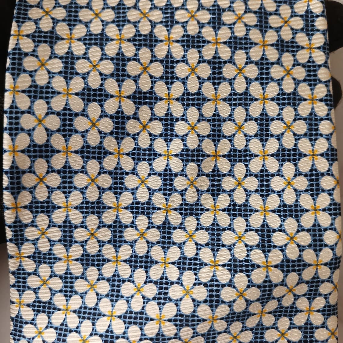 발망 실크 블루 플라워 패턴 넥타이 9.8cm A+등급 A19154
 상품이미지9