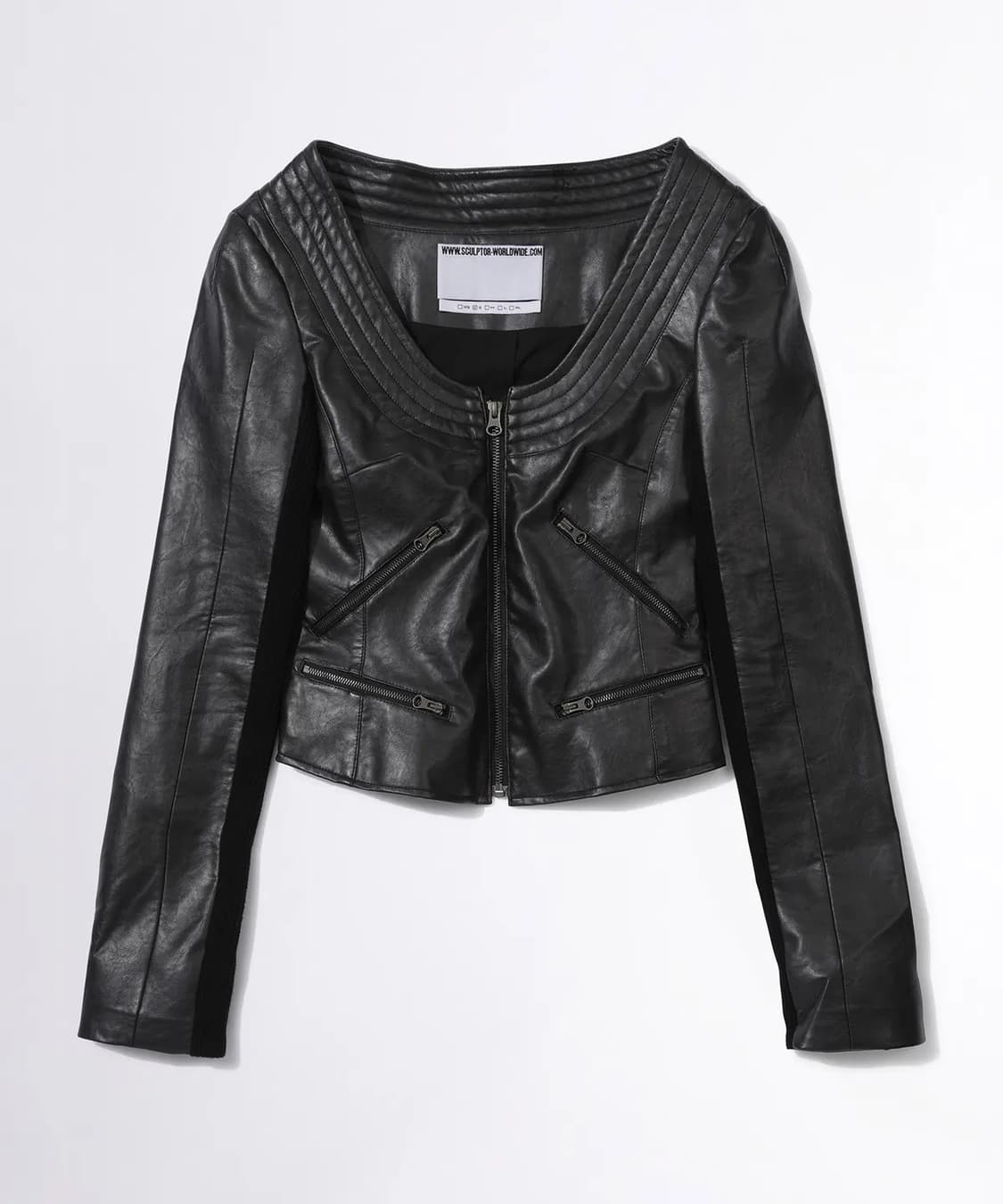 SCULPTOR 스컬프터 레더자켓 상품이미지1