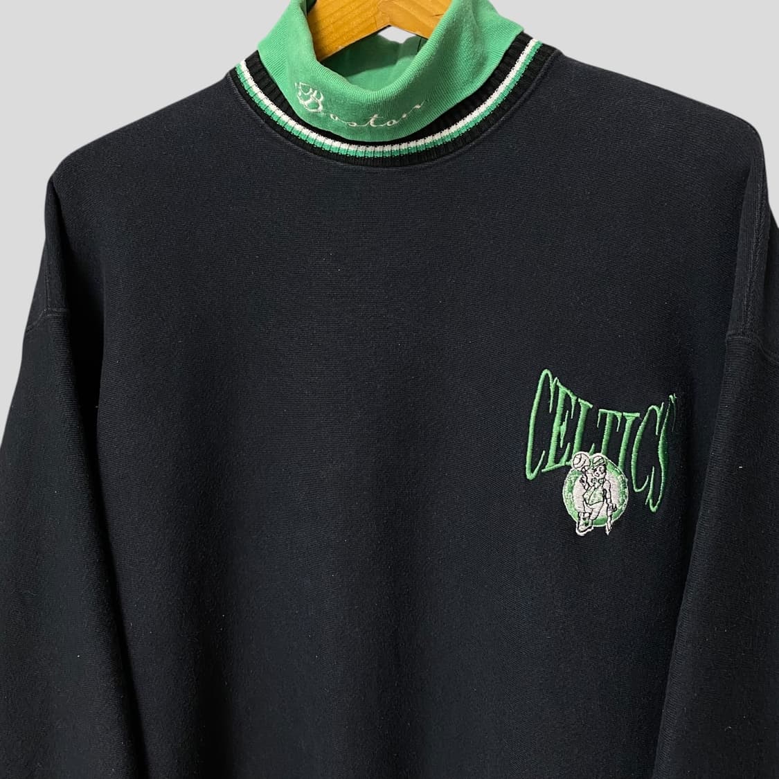 (L)빈티지 The game 보스턴 셀틱스 터틀넥 스웨트셔츠 맨투맨 상품이미지2