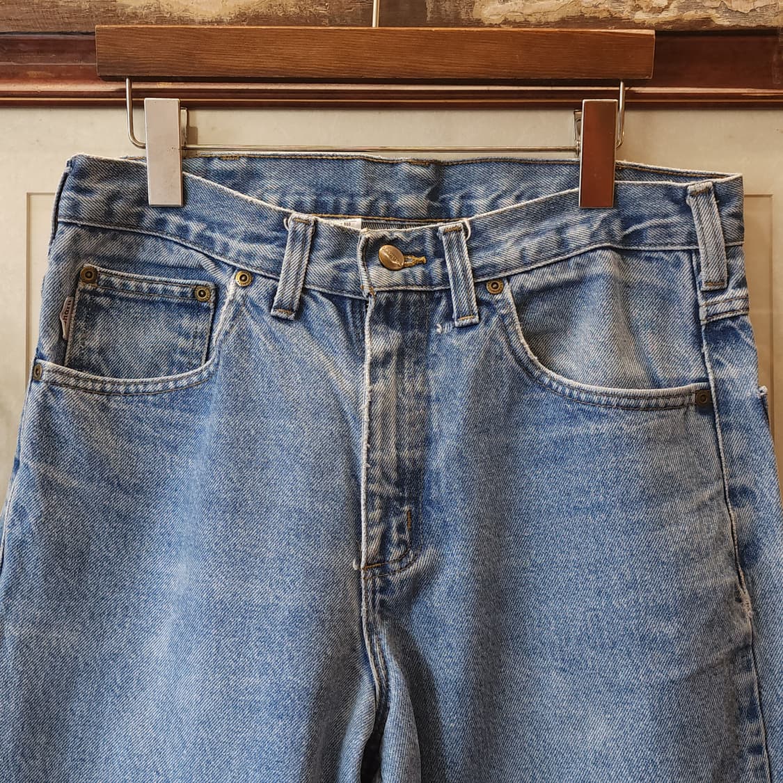 칼하트 데님팬츠 트레디셔널 워크 데님 팬츠 연청 32x32 상품이미지3