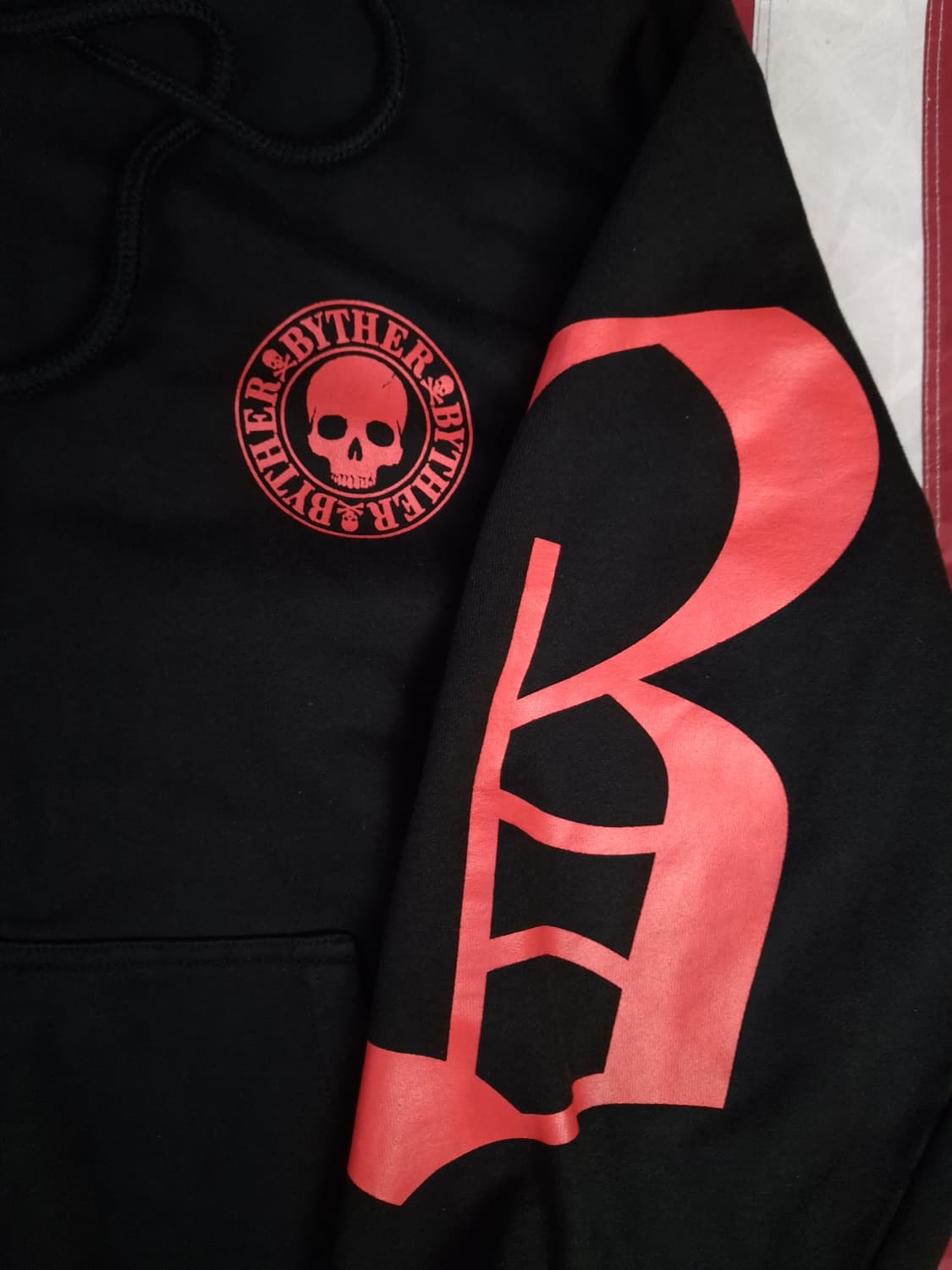 오리지날 바이더알 풀 집 스컬 프린팅 후드집업 상품이미지8