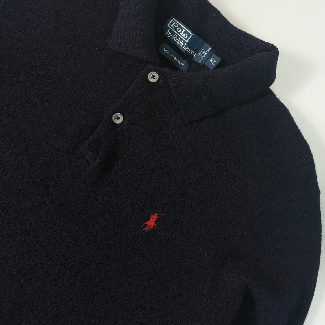 Polo   폴로 랄프로렌 자수 램스울 카라 니트 상품이미지3