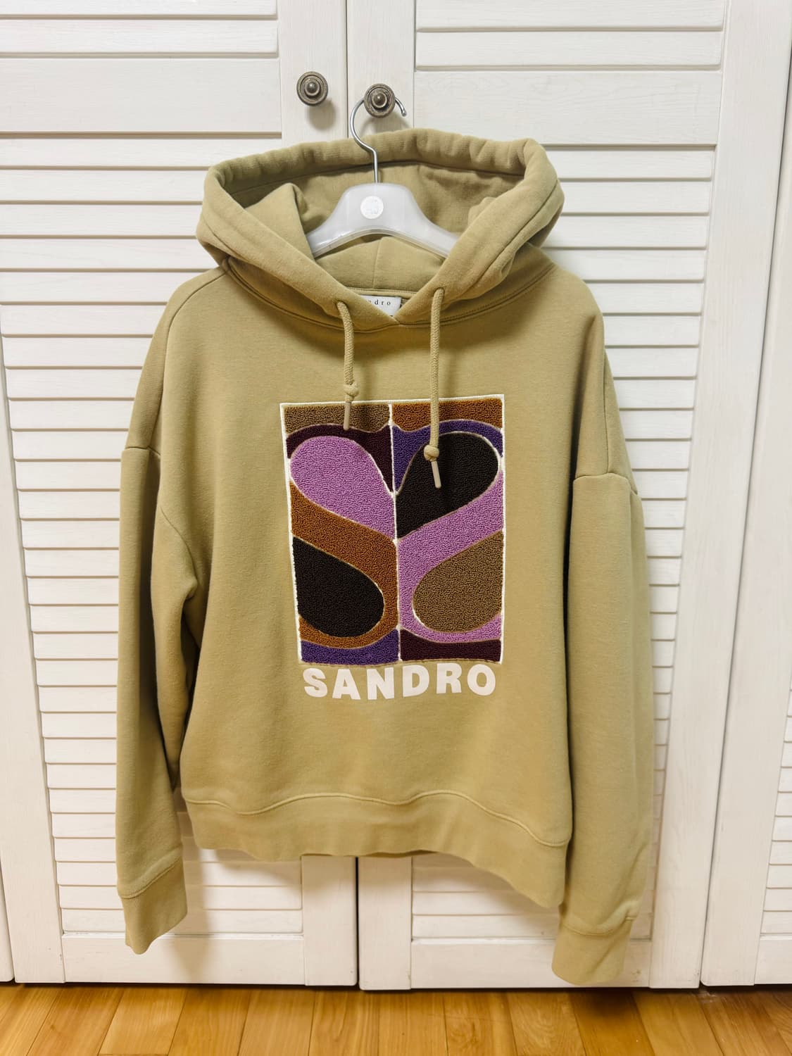 산드로 기모 후드티 상품이미지1