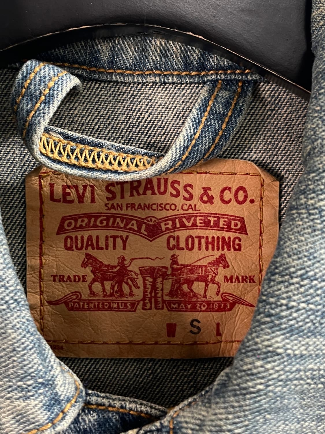 리바이스 3세대 워싱 청자켓 (on.407) 상품이미지4