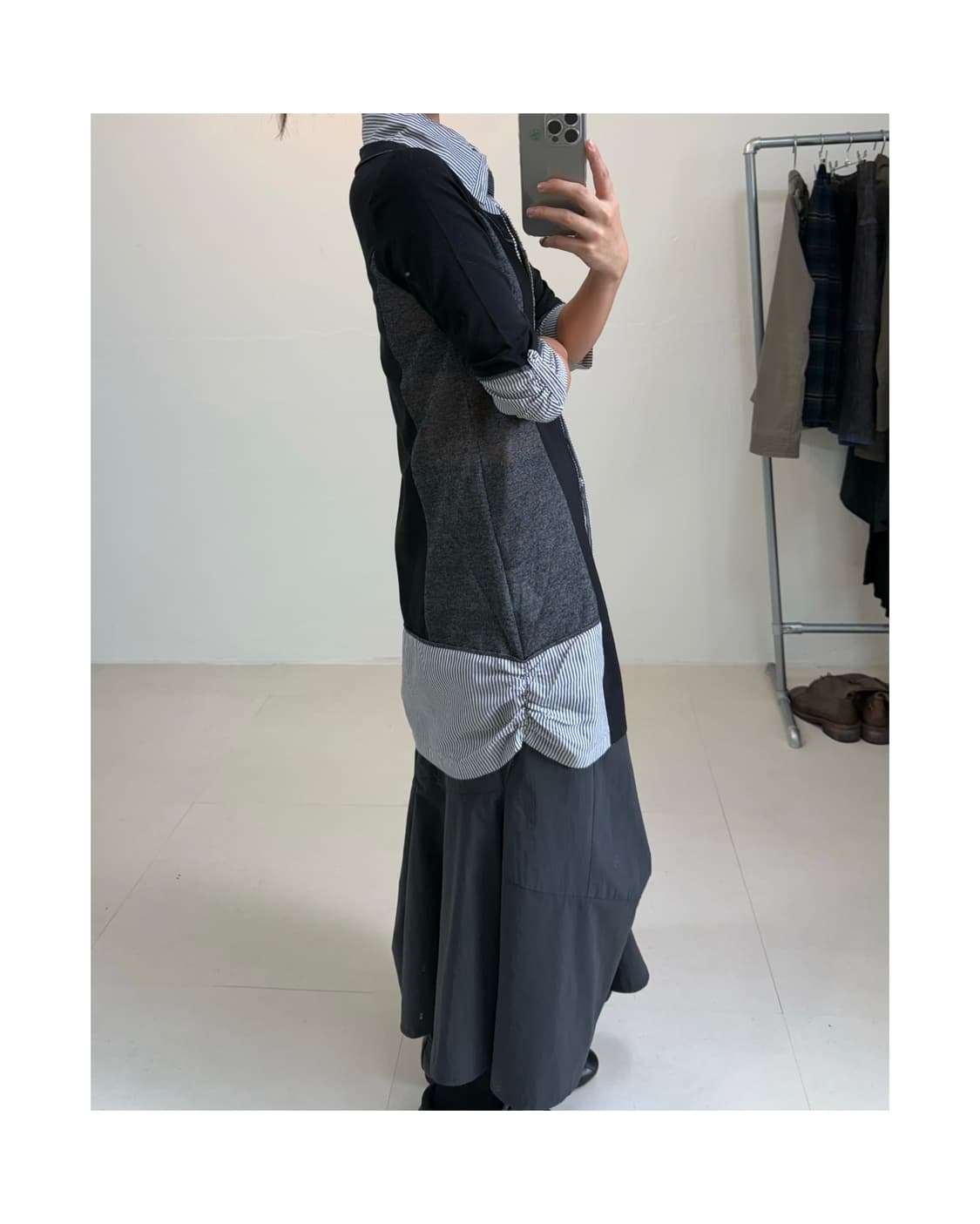 Hiroko koshino 셔츠 원피스 상품이미지2